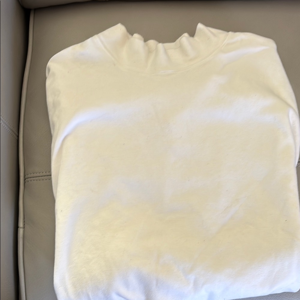 Roundtree and Yorke mock turtleneck pullover